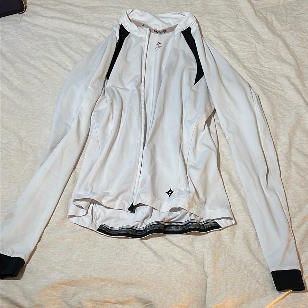 Specialized Women's White Ski Jacket with Black Accents